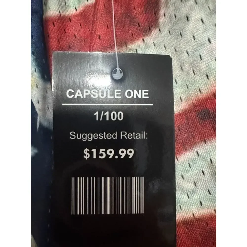 Corrupted Creative Capsule One USA Flag Mesh Shorts LARGE Waist Retail $159